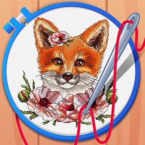 Cross Stitch Colorful Art